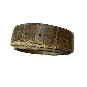 VTG Silver Creek Collection Leegin Mens Belt Genuine Snakeskin Size 36